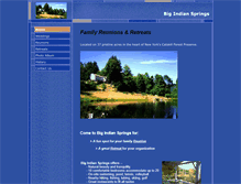 Tablet Screenshot of bigindiansprings.com